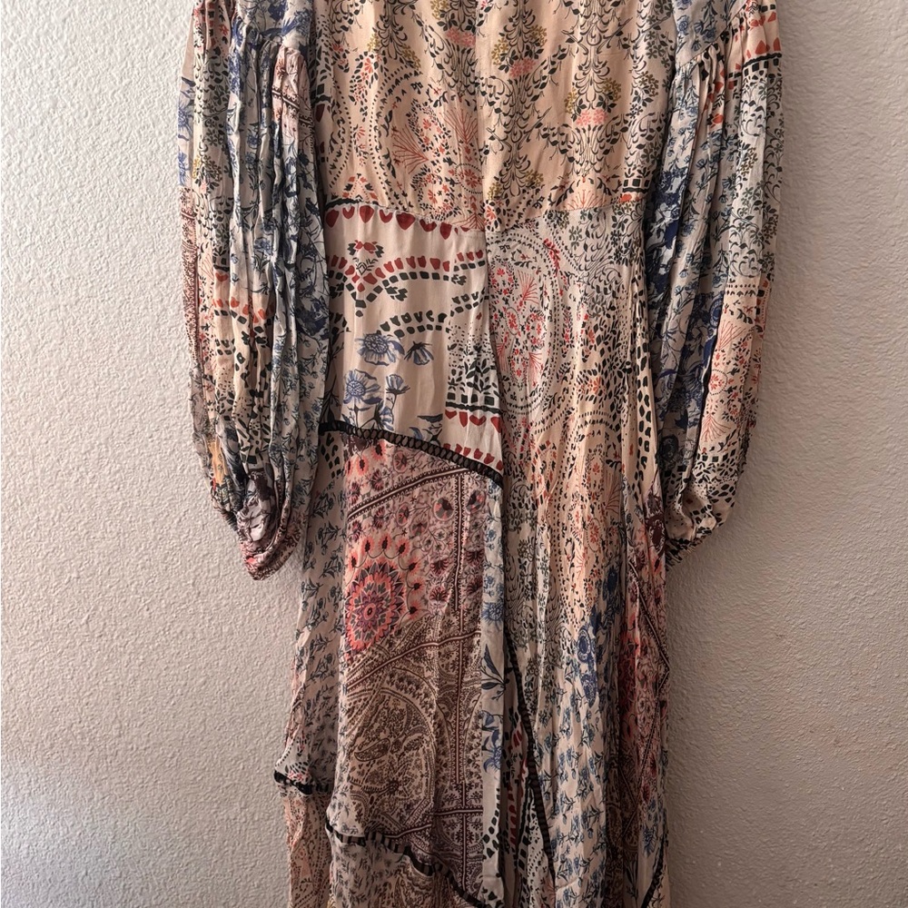 Free People Moroccan patchwork boho maxi dress - Picture 3 of 8